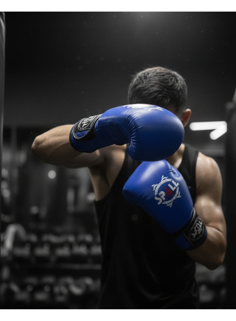 Spall Premium Genuine Leather Boxing Gloves – Professional Training & Sparring Gloves for Men & Women – Red Black Blue – Sizes 4oz to 16oz - Image 3